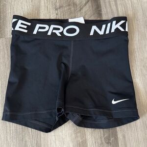 Nike pro shorts black girls youth 6/7 XS athletic soccer cheer